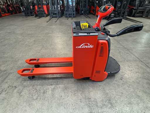 2017 S+UVV 07/2026 Linde T20AP 2.000Kg stacker electric pallet truck ant