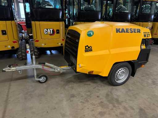 2024 Kaeser M27 PE mobiele bouwcompressor 14 bar