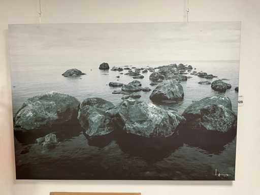 Dekoracja ścian z płótna (2x)