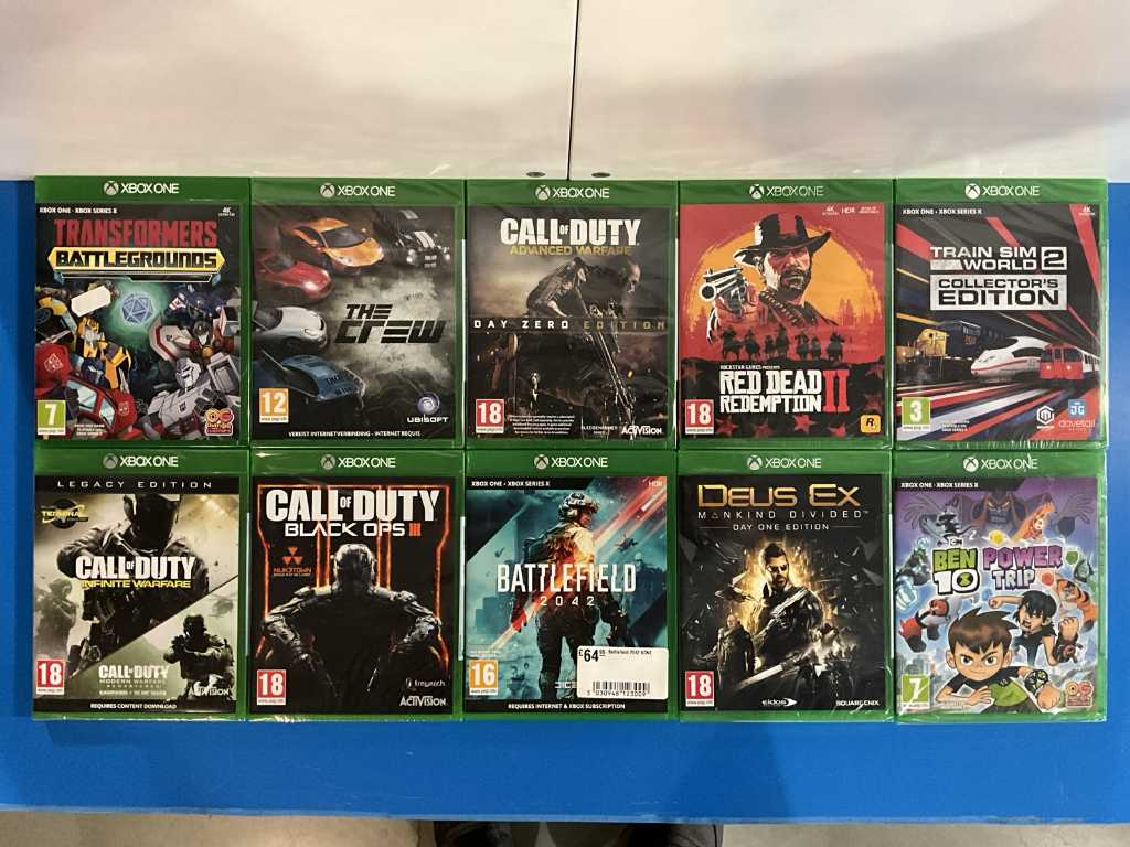 10x Jeux XBOX ONE divers (Collection B)