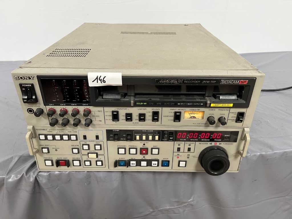 SONY - BVW-70P - Video cassette enregistreur BETA CAM SP