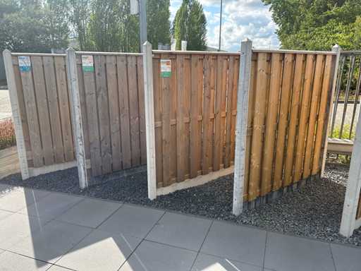 Showmodel - Hout betonschutting (11x)