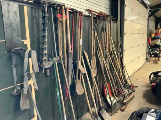 Grote partij diverse steelgereedschappen