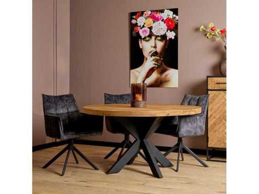 starfurn - Round mango table 130
