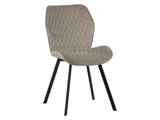 Colenis - Rio eetkamerstoel - set van 50 - Beige - Fluweel - Velvet - Industrieel - Stoel