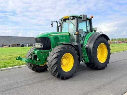 Tracteur agricole John Deere 7530 PQ 4x4 motrice 2008