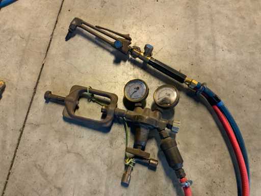 Gloor Autogenes Schneidbrenner-Set mit Reduzierventilen