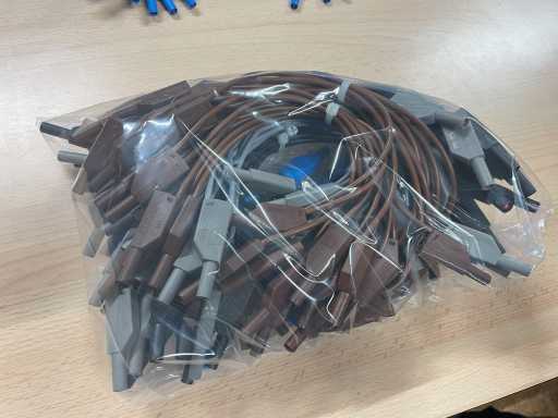 STAUBLI - SLK 425 - Set van 80 kabels van 25 cm in 4 kleuren