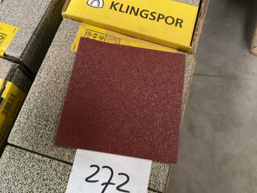 Hoja de lija Klingspor 115x115 mm