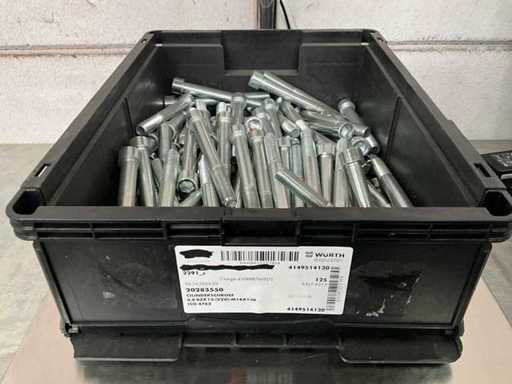 Würth 21.25 kg cilinderschroef M14 x 130 in stapelbare bak