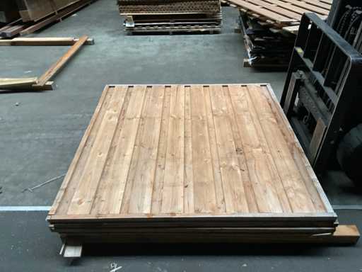 Woodvision Douglas Gartengitter 180x180 cm (4x) 