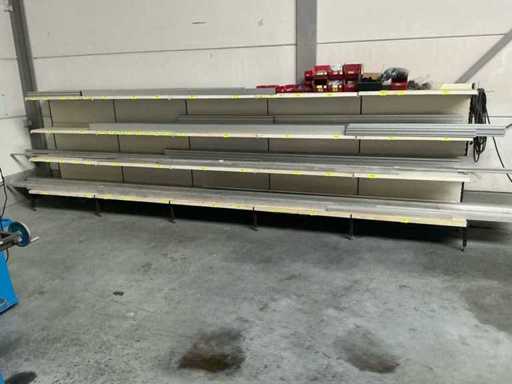 Aluminium profielen met gratis winkelrekken
