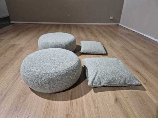 Montel - Nowy - Zack - Puf - Puf - Puf - Poduszki (4x)