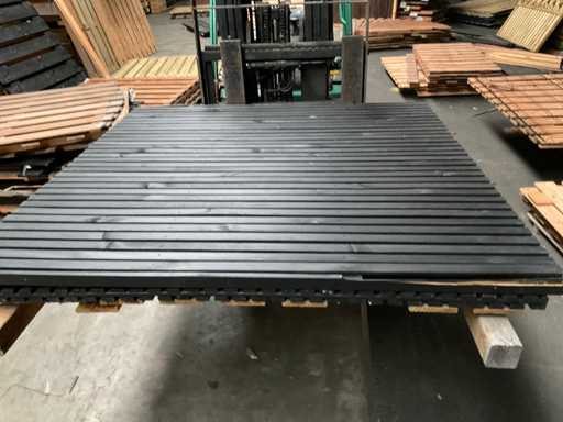 Hillhout zwart gespoten tuinscherm 180x180 cm (2x) 