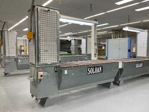 2001 Soloan SEC 3000 Mobiele afzuigtafel