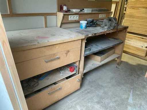 Werkbank en bevestigingsmateriaal