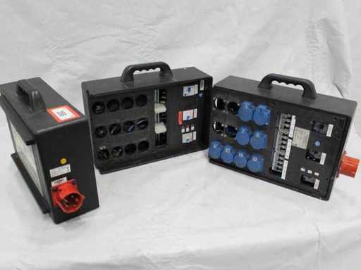 Strom-VT 032A -> 12 xSchuko / 03xFI (3x defect)