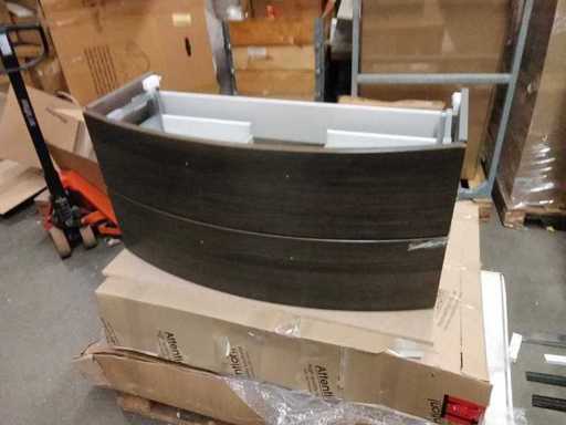 Badezimmermöbel mit 3 Schränken. Inkl. LED-Beleuchtung