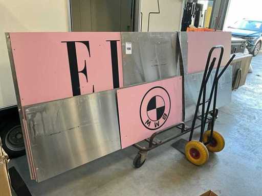 Panneau publicitaire Dibond (16x)