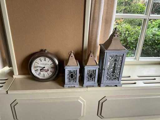 Wind lights and clock