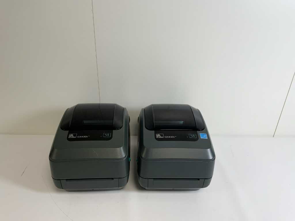Zebra (GK420t) Imprimantes d’étiquettes à transfert thermique (2x)