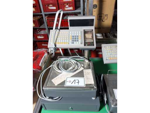   BIZERBA scale type SC 800 with receipt printer and cash drawer max. 6 kg, min. 40 g