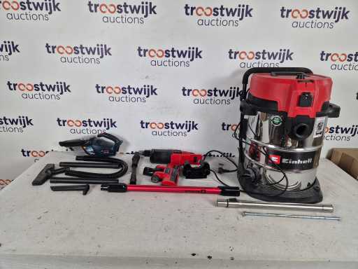 Einhell  & Bosch stofzuigers (3x)