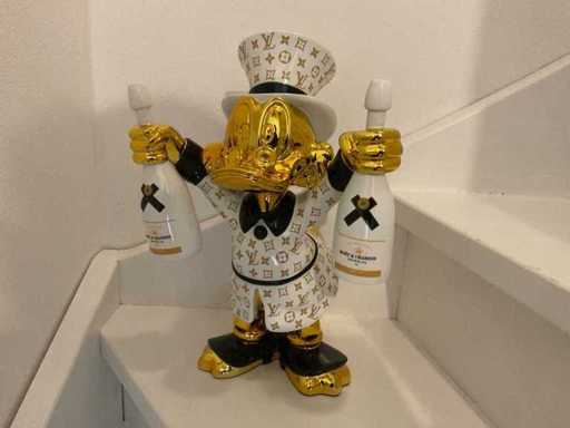 Sculpture de Picsou de Louis Vuitton
