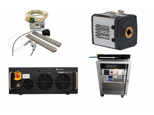 Precision technical equipment with lasers, cameras and piezoelectric components