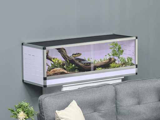 Terrarium en Aluminium pour Reptiles Amphibiens Arachnides