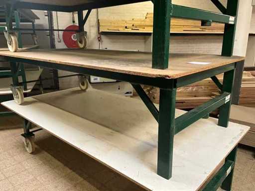 Entrepôt/Assemblage/Chariot/Table de transport bas