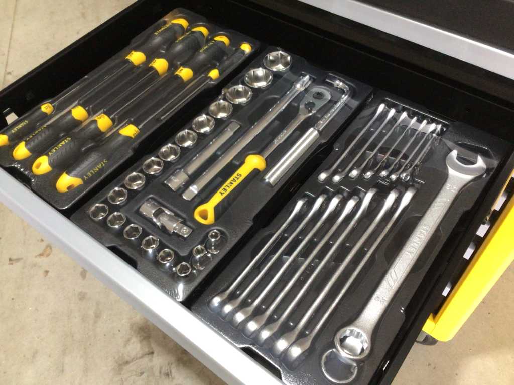 Stanley STHT6-80827 Transmodule Tool Cart 7 Trays filled with 6 modules!