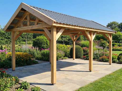 Auvent classique à pignon - 660x410x340 cm