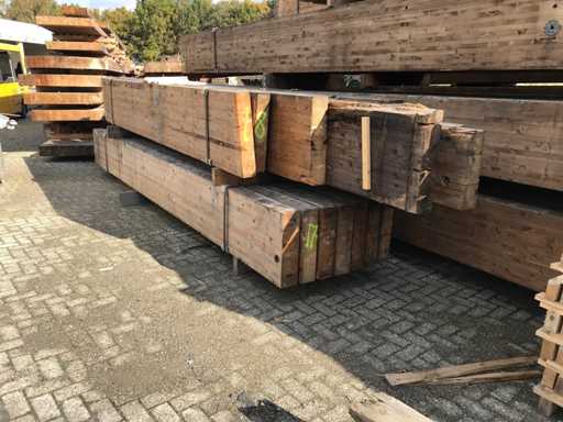 Wooden trusses 13.5x55cm (6x)