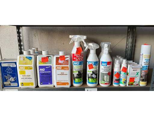 HG Mix kavel diverse Schoonmaakmiddelen