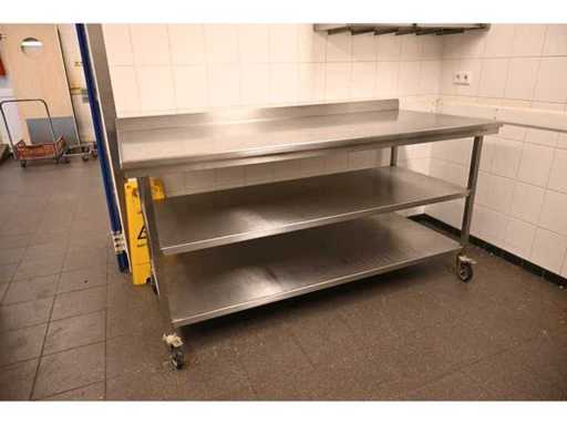 Van 't Wout Mobile stainless steel work table