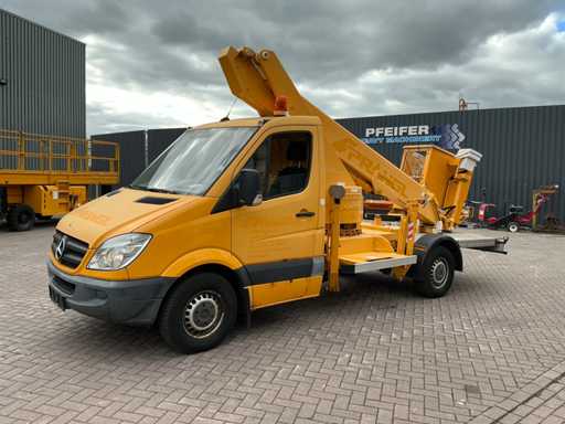 2009 Mercedes-Benz/Teupen Sprinter/Euro B16T Podno?nik koszowy montowany na ci??arówce