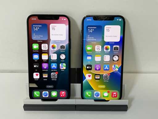 Apple iPhone 12 - 64GB - Nero (2x)