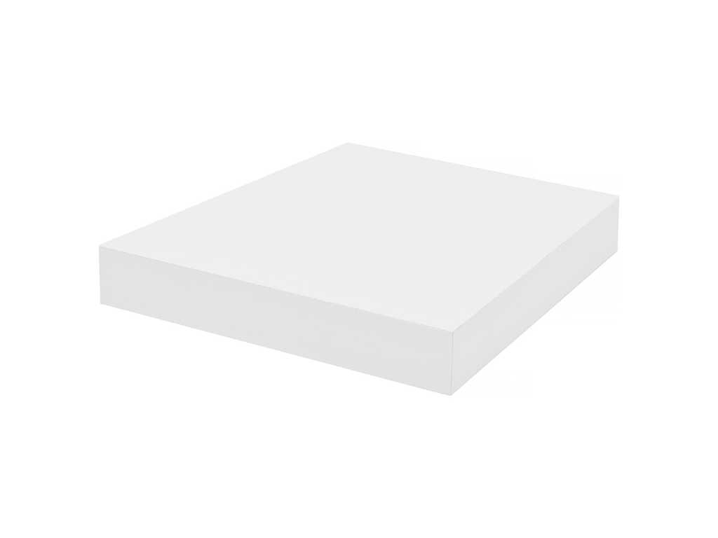 Duraline - XL4 PVC bianco lucido 38mm 23,5x23,5cm 3pp - Mensola a muro (60x)