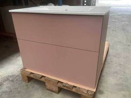 Kame Pink Duże meble łazienkowe 80cm