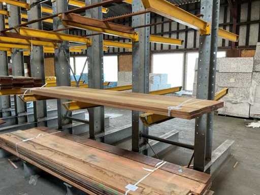Deski tarasowe: drewno liściaste 28x190x2750 mm (8x)