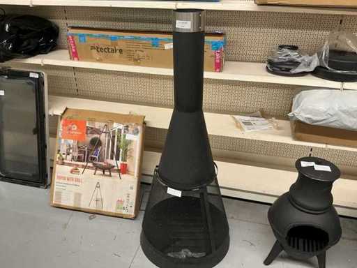 Cheminée de jardin Chimenea en acier de Colordo