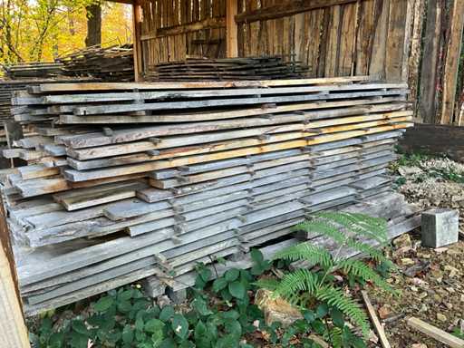 Set van rustieke eiken houten planken