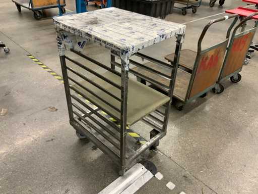 Chariot d’entrepôt 7 pièces