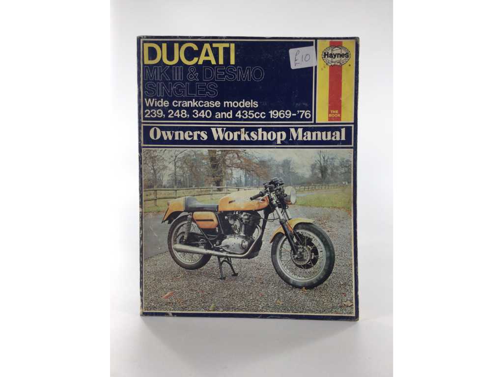Ducati MK2 & Desmo Singles Owners Worshop Manuale / Libro a tema auto