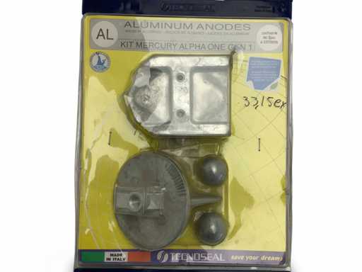 Kit d’anode en aluminium Technoseal ALPHA-ONE-GEN1