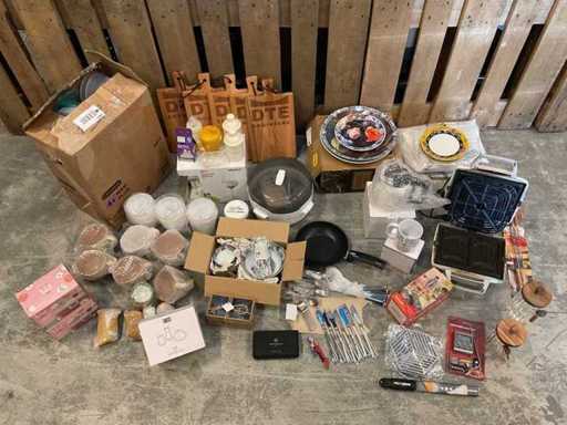 Charge von Haushaltswaren 