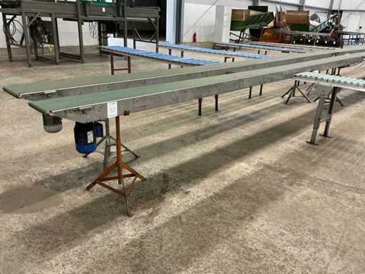 Javo Potplant transportband en rollenbaan (5x)