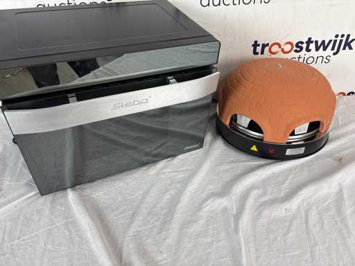 Steba DG30 - Multifunctional Combi steam oven + Emerio Pizzarette Original - 6 Person Pizza Oven 