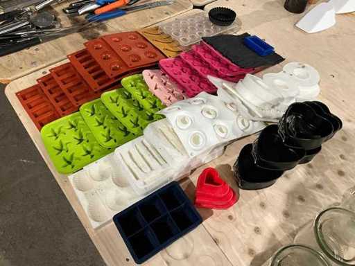 Lotto di teglie da forno (in silicone)